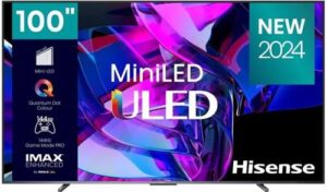 Hisense 100U7K is a 100‑inch Mini‑LED 4K TV that