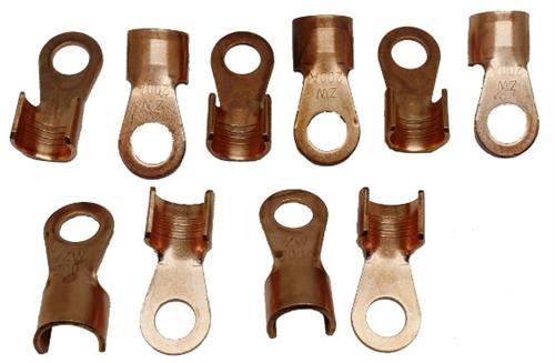 Solarix Non Insulated Copper Battery Cable Lug 35